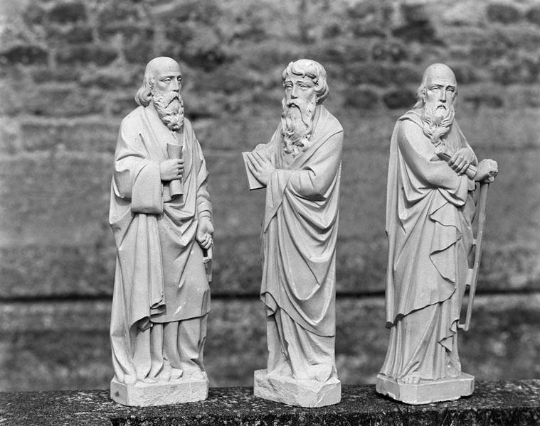 Ensemble de 3 statuettes : les quatre prophètes