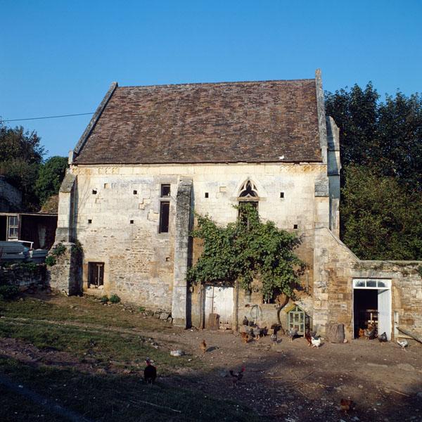 Cellier. Elévation ouest sur cour.