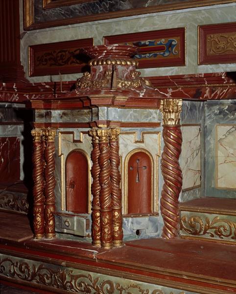 Autel, retable, tabernacle (maître-autel, retable architecturé)