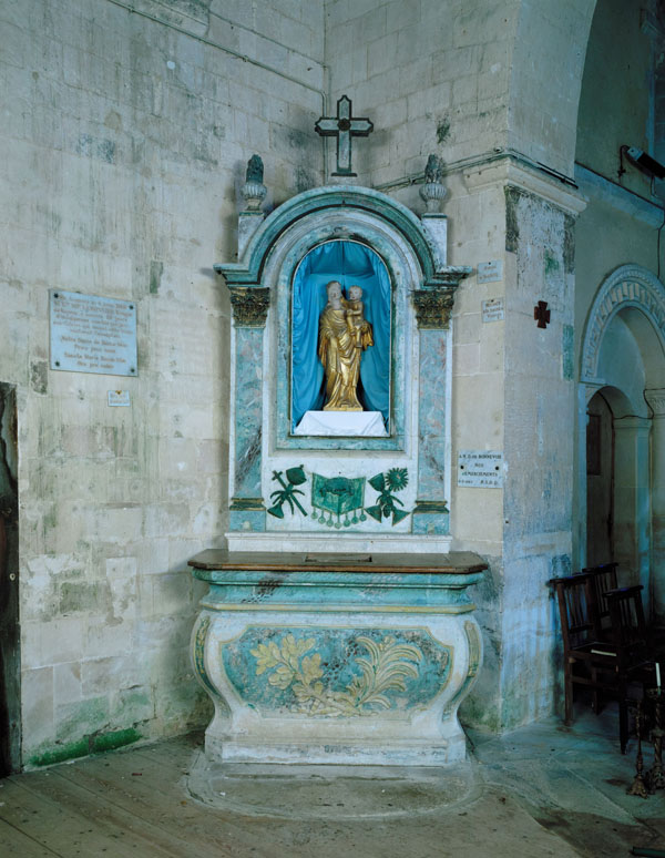 Autel, retable, Notre Dame de Bonne Voie.