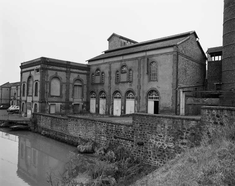 Bâtiment des chaudières, élévation extérieure sud.
