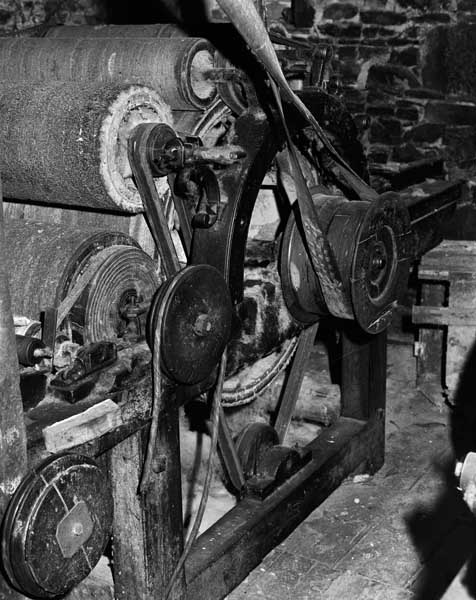 Métier à carder 1, détail.