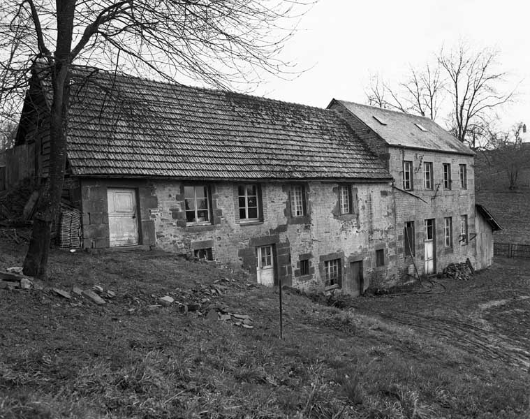 Elévation extérieure nord-est.