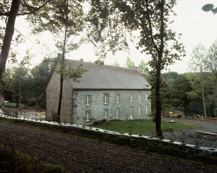 Logis du maître de forge, vue prise du nord-est.