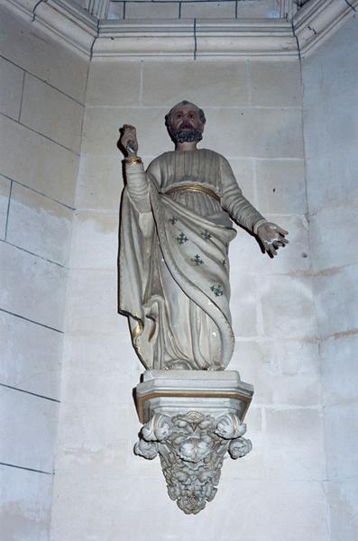 Choeur, 1ère statue.