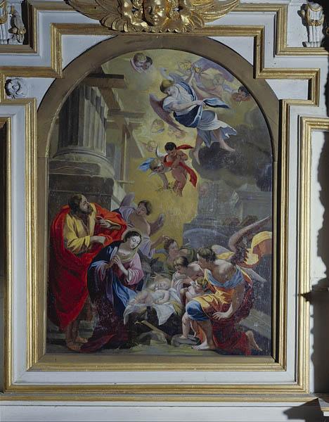 Tableau (tableau d'autel) : la Nativité