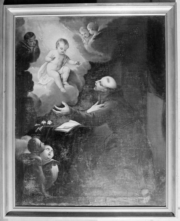 Tableau : Apparition de l'Enfant Jésus à saint Antoine de Padoue