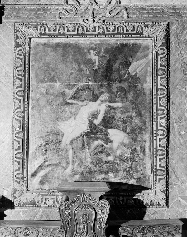 Tableau : martyre de saint Laurent