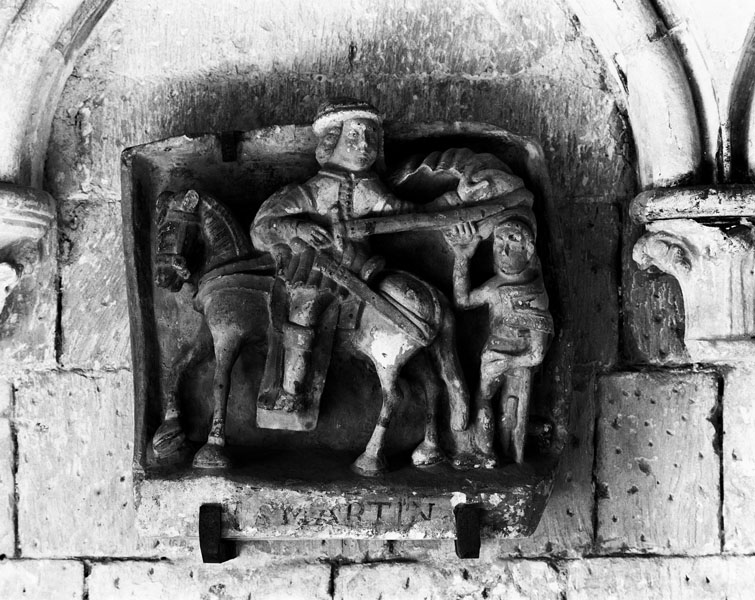 Haut-relief : Charité de saint Martin