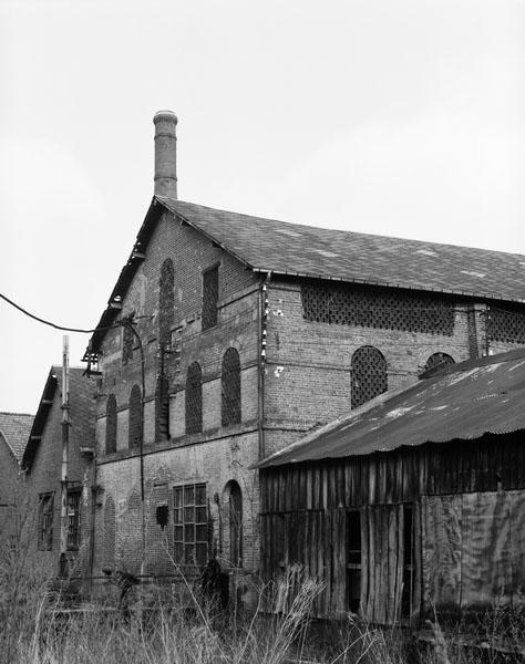 Atelier de fabrication de la filature, devenu pièce de séchage. Vue prise du sud-ouest.