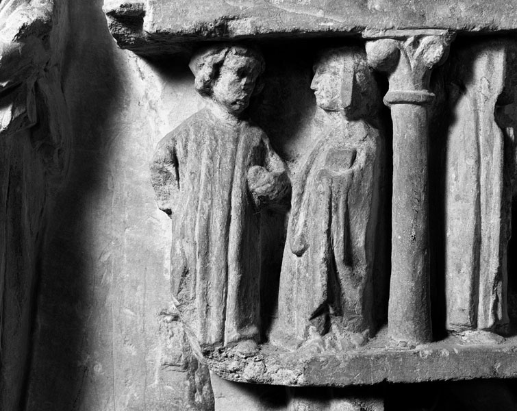 Partie droite, scène n°17. Un couple : le mariage de Joseph (?).