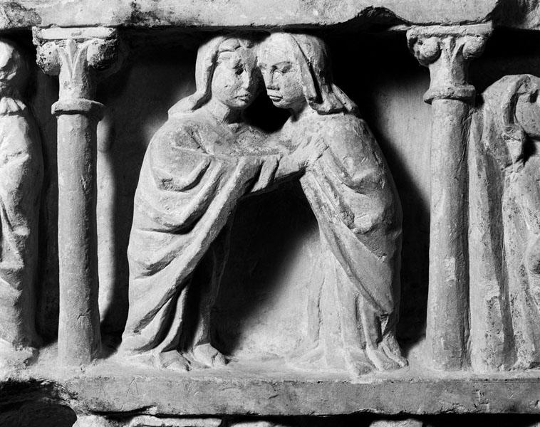 Partie gauche, scène n°2. Visitation.