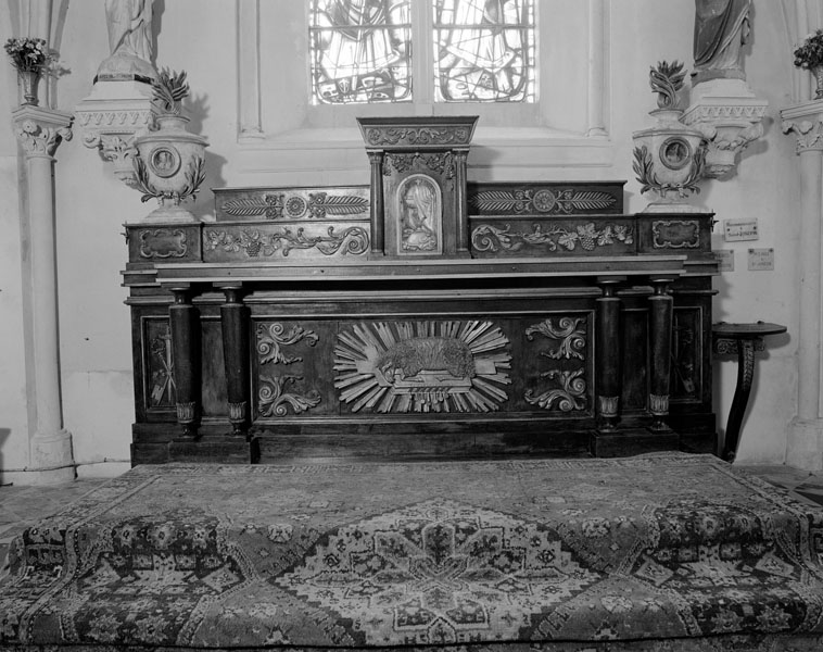 Ensemble du maître-autel : autel, tabernacle