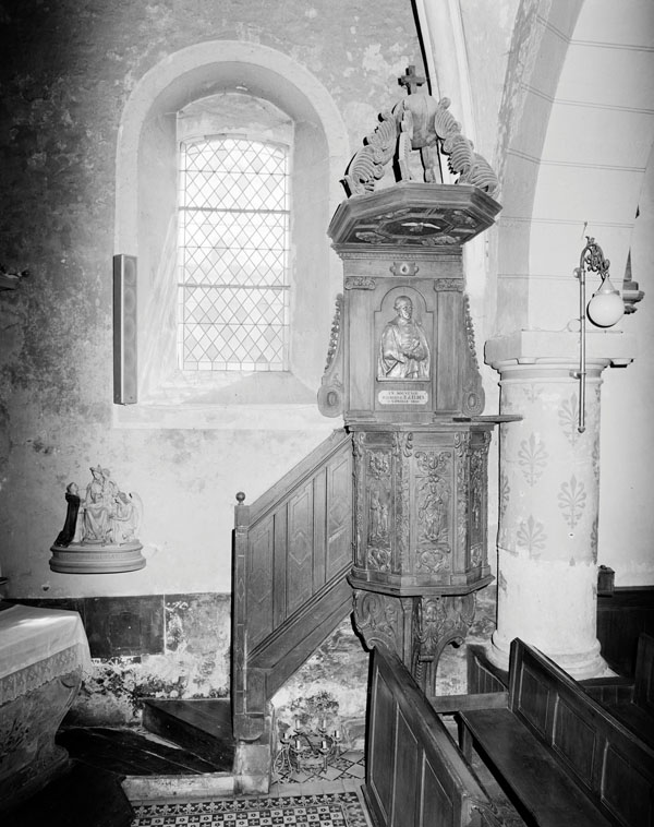 Chaire à prêcher de saint Jean Eudes (d'applique, suspendu, mandegloire)