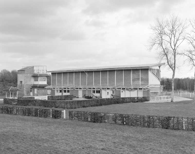 Tribunes de l'hippodrome, élévations ouest.