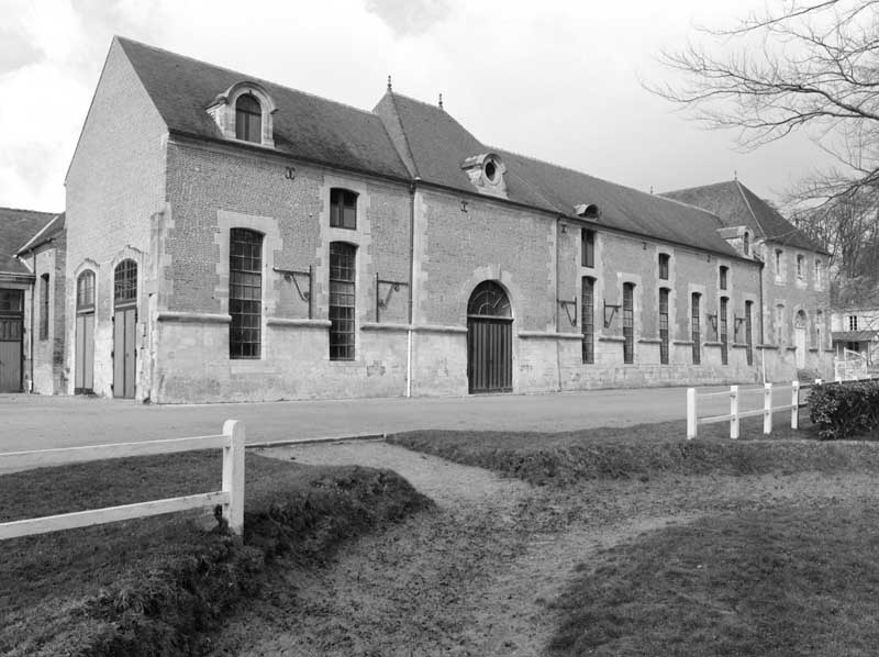 Ecurie de la voûte, élévation est.