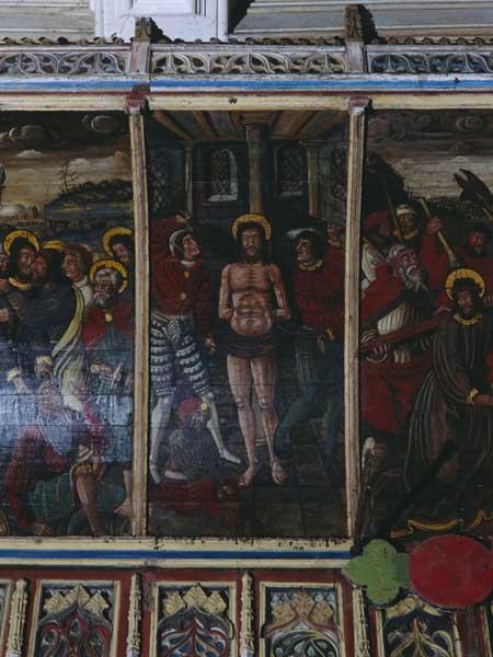 Flagellation du Christ : vue d'ensemble.