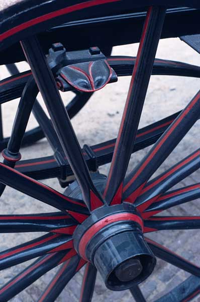 Détail de la roue.