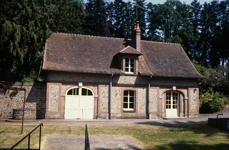 Pièce de stockage du charbon, vue prise du sud.