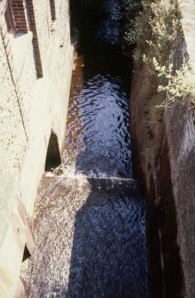 Coursier de la roue des soufflets.