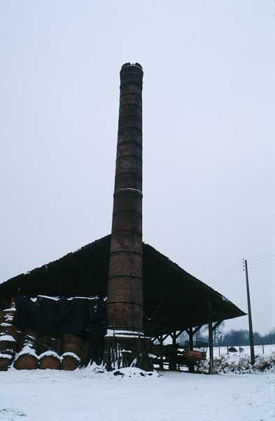 Bâtiment du four, vue prise du sud.