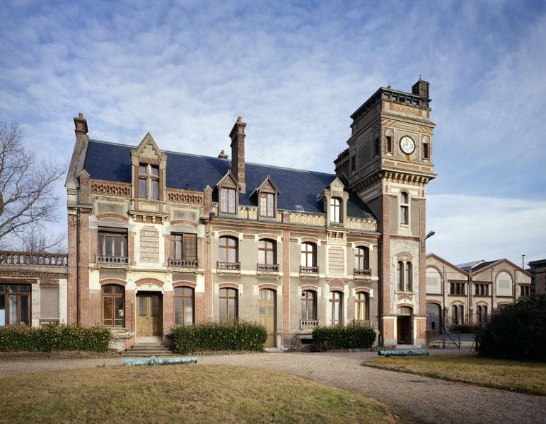 Logement patronal. Elévation extérieure sud.