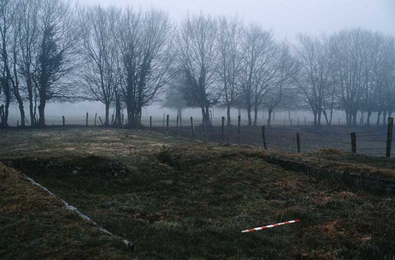 Rocques, le Château. Briqueterie. Vue partielle de situation prise du nord.