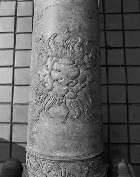 Détail du fût.