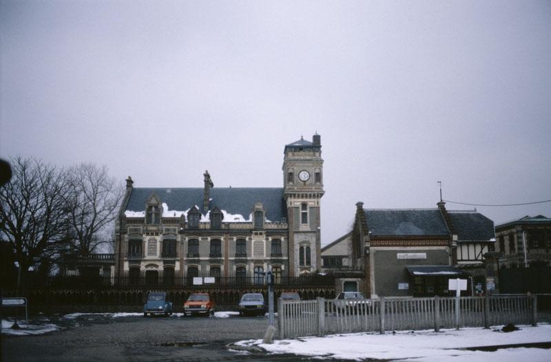 Logement patronal. Elévation extérieure sud.