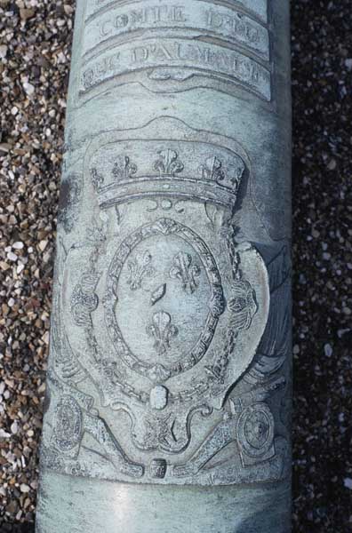Canon "Le Caméléon", détail.