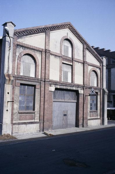 Bâtiment de la menuiserie. Elévation extérieure sud.