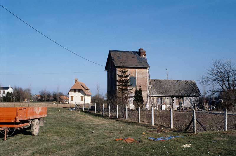 Touques, la Croix Sonnet. Briqueterie. Logement patronal. Vue prise du sud.