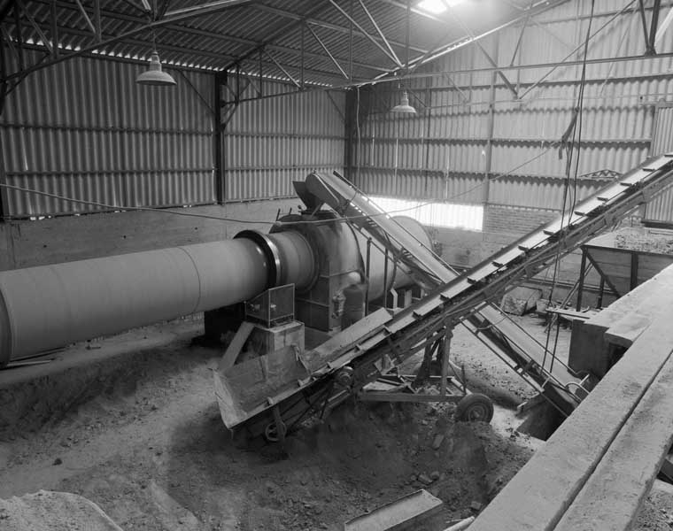 Nouvel atelier de fabrication. Tube sécheur.