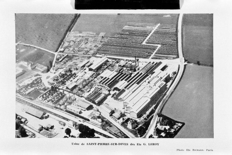 Usine de Saint-Pierre-sur-Dives des établissements G. Leroy.