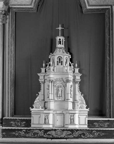 Tabernacle architecturé, exposition