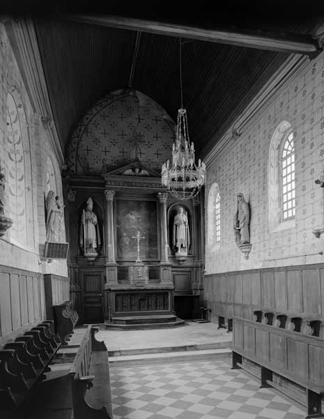 Elévation intérieure du choeur.