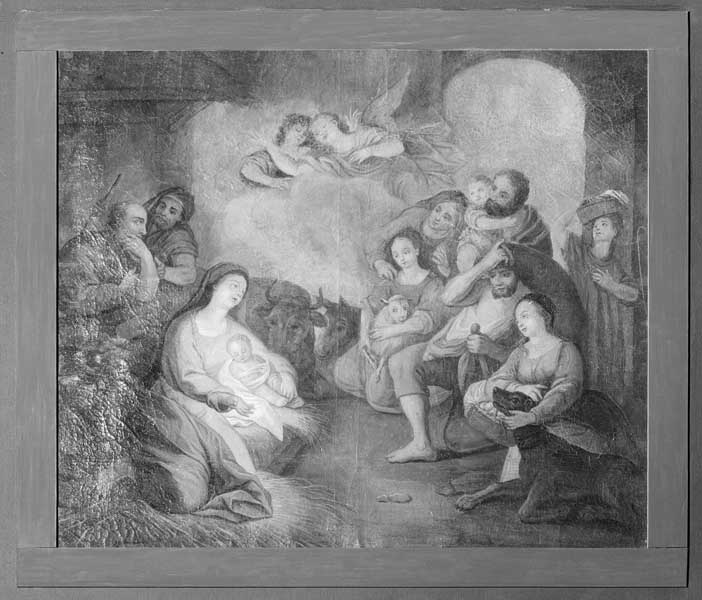 Tableau : Adoration des bergers