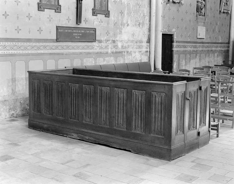 Le mobilier du prieuré de Bénédictins Saint-Martin (liste supplémentaire)