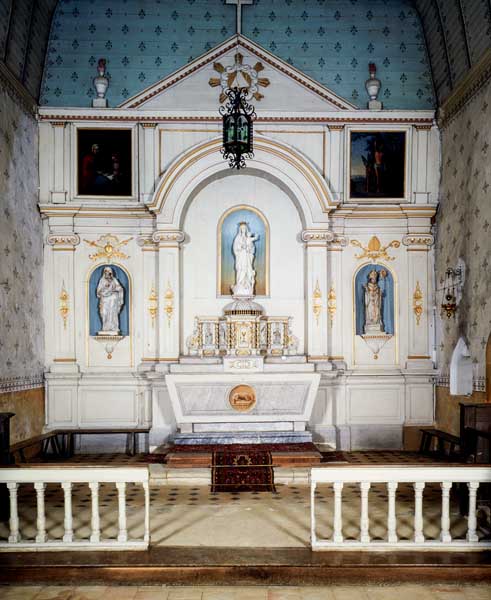 Ensemble du maître-autel : autel, retable, tabernacle, thabor