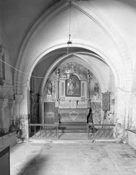 Elévation intérieure du choeur.