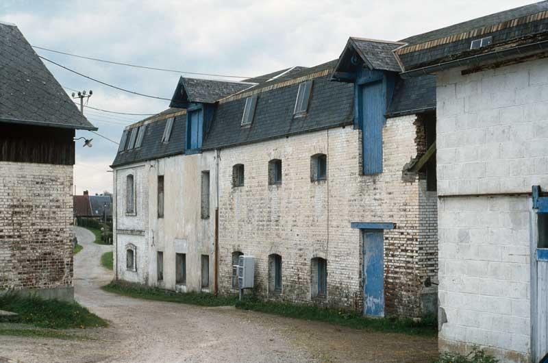 Séchoir, élévation extérieure nord.