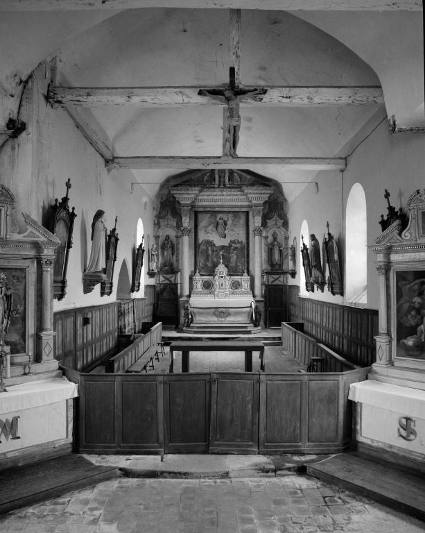 Elévation intérieure du choeur.
