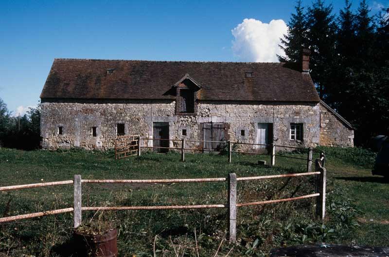 Dépendances agricoles (1). Elévation extérieure ouest.