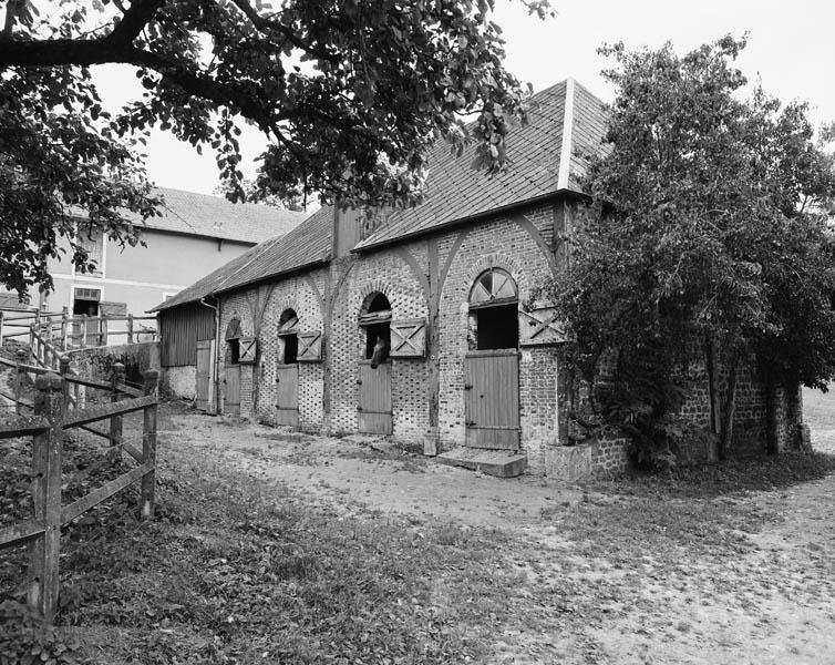 Château, écurie, façade nord.