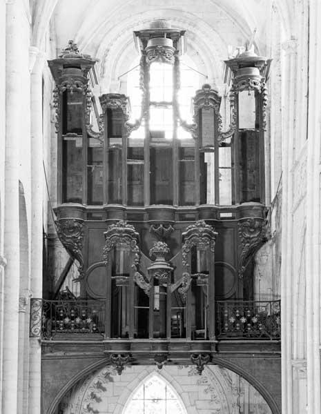 Buffet d'orgue, tribune d'orgue (grand orgue à positif)