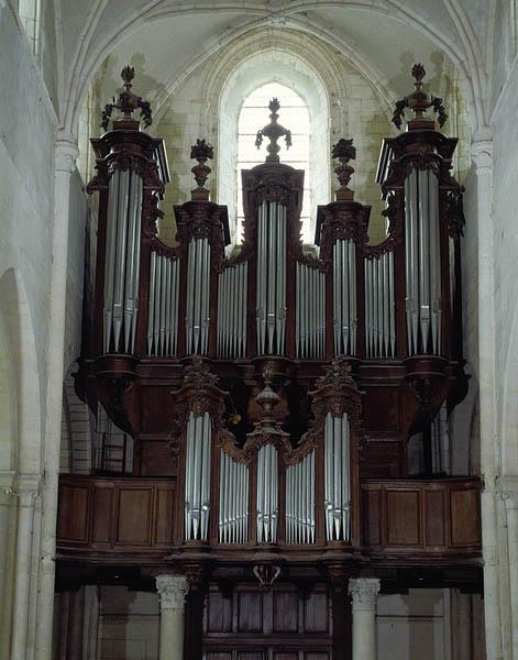 Orgue, tribune d'orgue (grand orgue à positif)