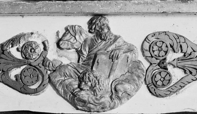 Gradin d'autel, détail : saint Marc.