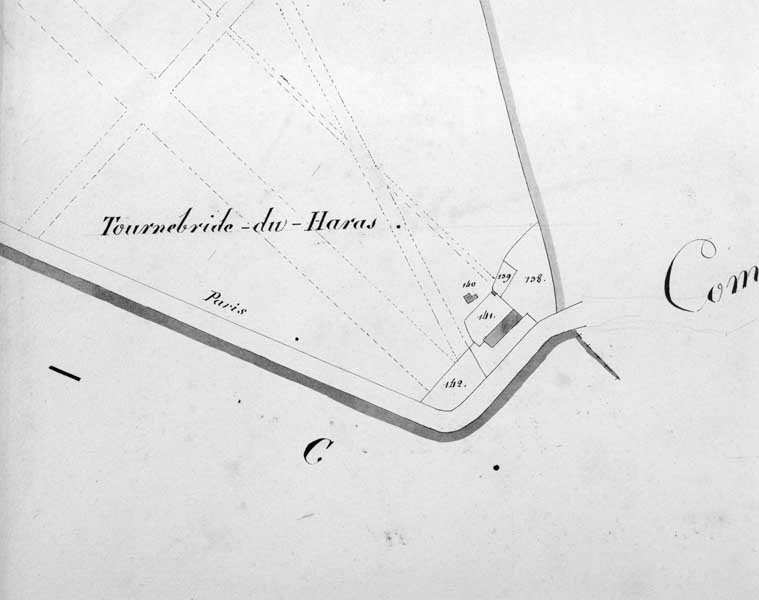 Cadastre, section B2.- Plan cadastral, 1829.