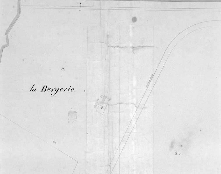 Cadastre, section E2.- Plan cadastral, 1829. ; Cadastre 1829, section E2.