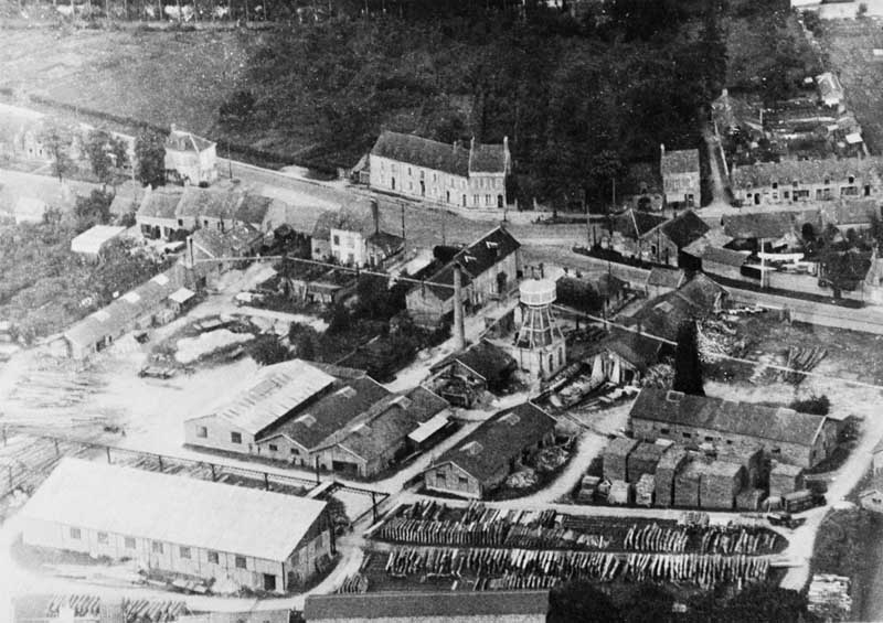 Vue de situation prise du sud.- Photographie. (Collection particulière).